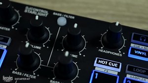 Hercules DJ Starter Kit - Starlight USB DJ Controller with On-Stage Laptop Stand, Waith Hard Carry Travel Case and Waith Cleaning Cloth - Serato DJ Lite Software Include (Bundle Set)