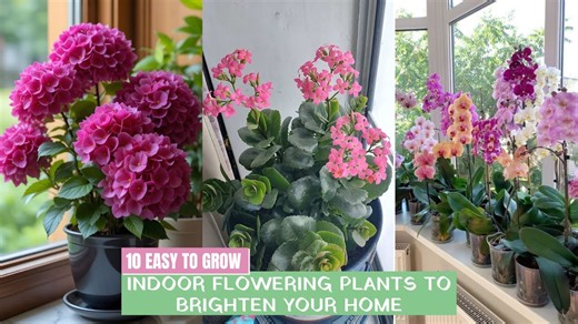 10 Beautiful Flowering Plants That Thrive Indoors