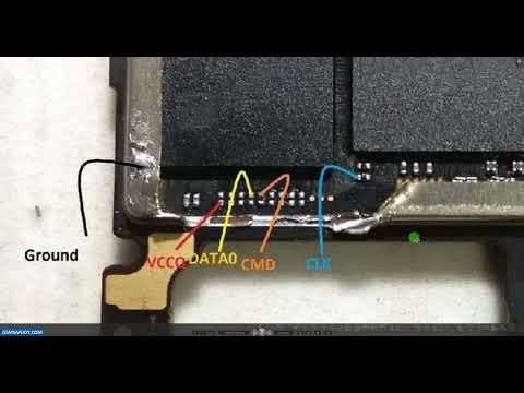 Realme C1 ISP Pinout | EMMC Test Point | Dead Boot Repair #gsmsanjoy