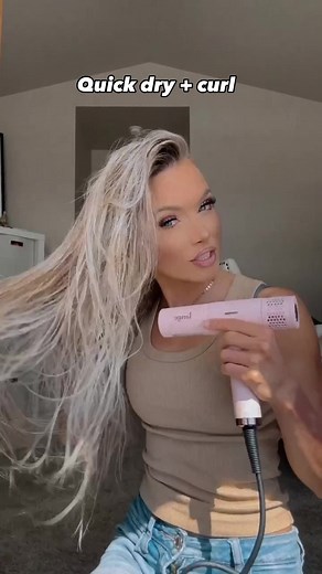 Quick and easy curls with little heat, keeping that hair fresh and healthy!