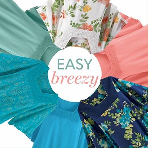 399 reactions · 23 shares | HEY GIRL, go with the flow in these cool & breezy beauties. With lace accents at the neckline & sleeves, and in lightweight, billowy cotton, they’re ready to give your summer a fresh new vibe! Where will you wear yours? bit.ly/BlairGauzeTunic #ClothesToLove #ComfortToLiveIn #QualityStyleValue | Blair | Facebook