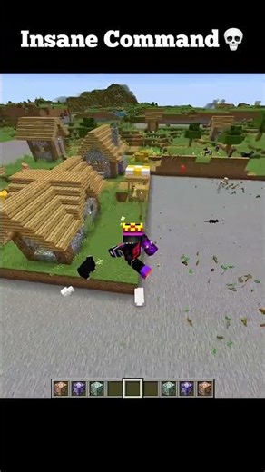 Cleaning Plains Village Cool Command in Minecraft