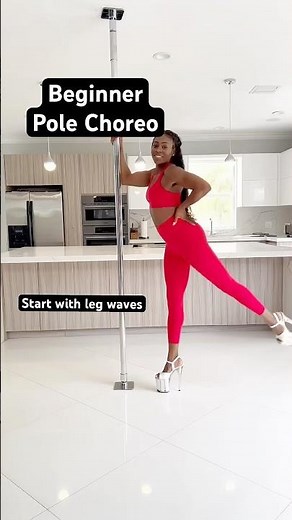 How to pole dance beginner pole tutorial level 1-2! #poledancing #beginnerpole #pole #polefitness