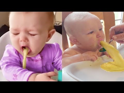 Newborn baby vomits milk on parents 🤮🤮🤮 #004 - Funny Baby Vomit - Funny Pets Moments