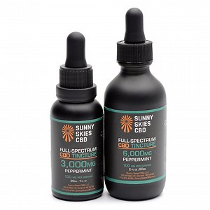 Full Spectrum Peppermint CBD Tincture | Sunny Skies CBD
