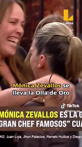 50K views · 2.5K reactions | #LoUltimo ¡LEVANTÓ LA OLLA! ❤️ Mónica Zevallos se consagra campeona de la cuarta temporada del Gran Chef Famosos  | El Informativo | Facebook