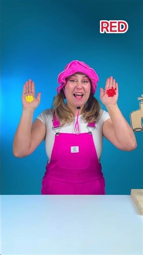 🟡 Pour Yellow Into Red 🔴 See Bright Orange Form