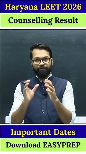 🔥Haryana LEET 2026 | Complete Counselling Guidance | Seat Allotment, Important Dates, Choice Filling