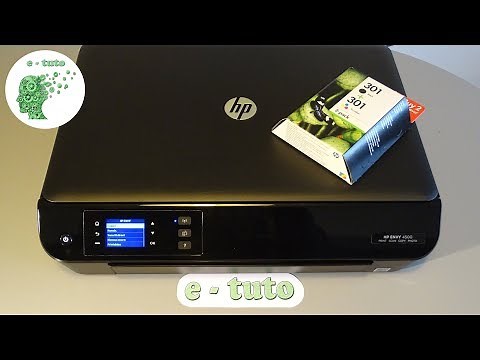 Changer cartouches d'encre imprimante HP.