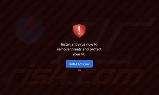 Install Antivirus Now To Remove Threats And Protect Your PC Scam