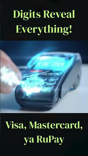 “4 Digits Reveal Everything! 😳 Visa, Mastercard, RuPay BIN Number Explained”