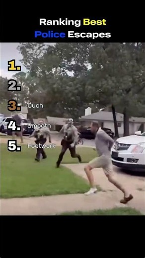 Ranking Best Police Escapes🚔😭