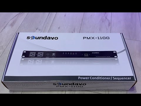 Soundavo PMX -1100 Power Conditioner/Sequencer - Unboxing + Review + Demo