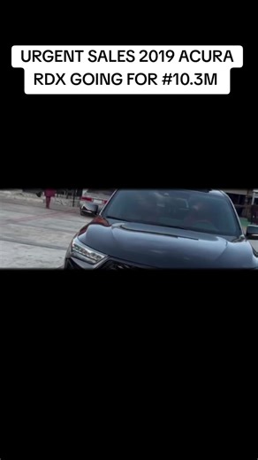 Urgent Sale of 2019 Acura RDX at ₦10.3M