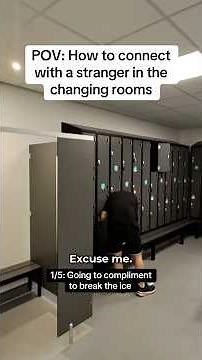 POV: How to connect with a stranger in the changing rooms #socialconfidence #socialanxiety