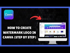 How To Create WATERMARK LOGO in CANVA (STEP BY STEP)
