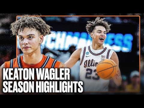 Clippers Drafted The Big 10 ROY 👀 Keaton Wagler!| 2025-26 Illinois Season Highlights