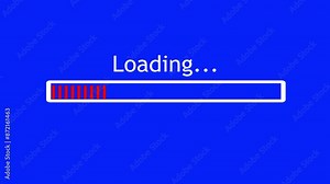 Loading Progress Bar Moving , Simple Loading bar screen progress animation.Best loading icon animation with background.