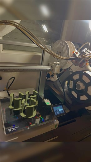 New colours installation. JAYO spool adapters to fit the AMS. #madetogether #3dprinting #bambulab