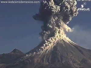 4.4K views · 101 reactions | Animación GIF de la Erupción vulcaniana de está mañana que presentó el volcán de Colima. | Volcán Popocatépetl | Facebook