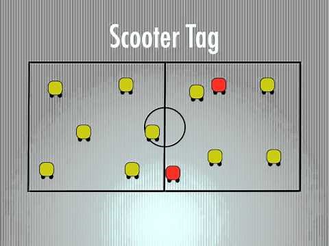 P.E. Games - Scooter Tag