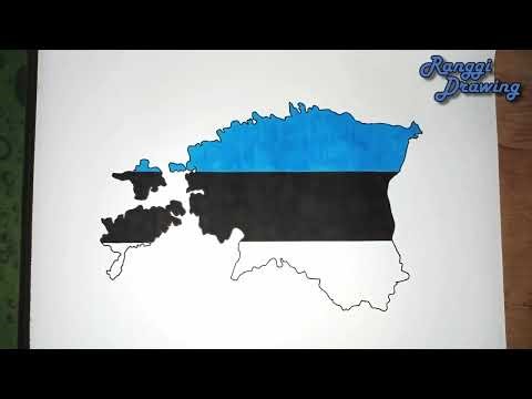 How to Draw Map of Estonia