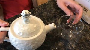 Watch 20oz Porcelain Teapot on Amazon Live