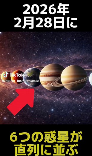 2026年の惑星直列に関する都市伝説と雑学