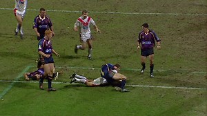 World Champions for the first time 🏆💪 Drop-goal scenes as St Helens beat Brisbane 20-18 in the 2001 World Club Challenge | Super League