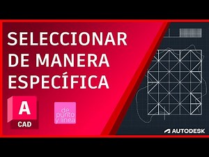 How to easily select elements in AutoCAD with FENCE