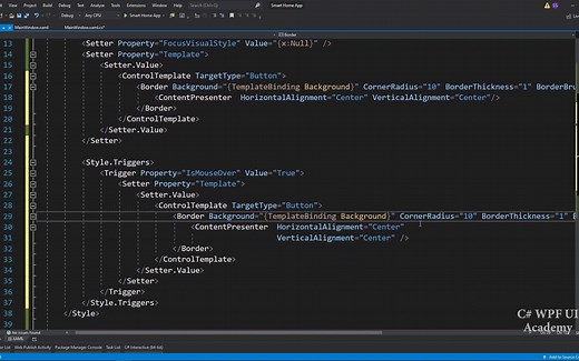 C# WPF UI_设计智能家居应用界面(现代化、科技感)