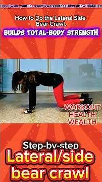 Update your workouts: The Lateral/Side Bear Crawl You Need! Try THIS Now Your Shoulders Will Cry!