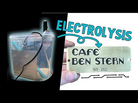 DIY Metal Etching with Electrolysis