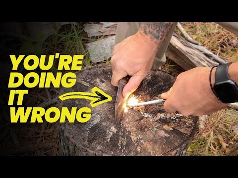 You’re Using Your Ferro Rod Wrong (How to Fix It)