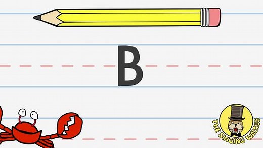 Write the Letter B - The Singing Walrus