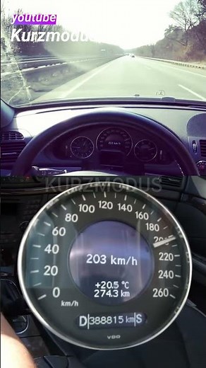 MERCEDES-BENZ E220 CDI W211 2003 TOP SPEED TEST #w211