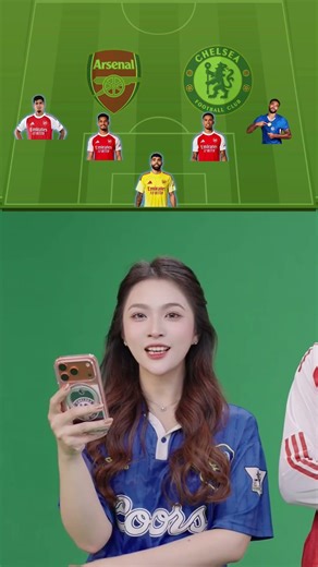 Is this lineup a bit… not perfect? ​​#chaumoe #football #chelsea #arsenal #arsche #bongda