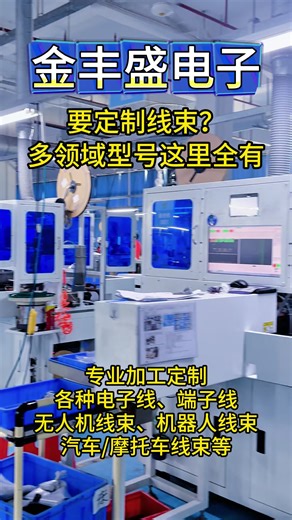 Customized wire harnesses for various applications are all available here.