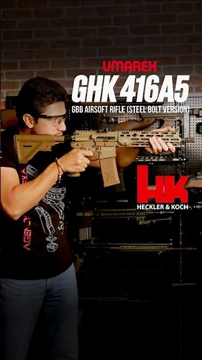 Umarex HK416A5 GBB Airsoft Rifle (Steel Bolt Version) #asmr #gbb #airsoft