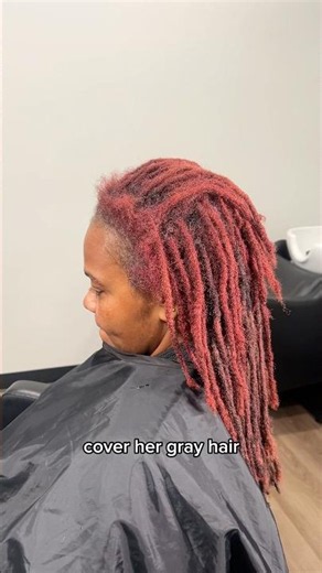 HER LOCS WERE SO THIN😳‼️ #loctician