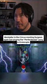 Markiplier meets Surgeon in 🎪 but its "Perfectionist" song in Endacopia🤖🪩🏴‍☠️ #markiplier #endacopia