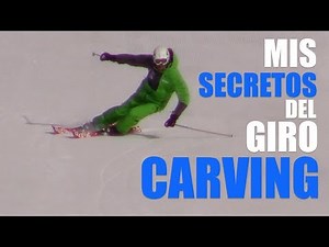 SKI CARVING: my SECRETS of carving turns (wide turns)