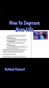 Ways to Improve your life starting today. #mindsetshift