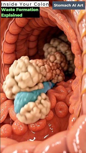 Colon Close-Up: How Your Body Forms Stool | Stomach AI Art | 06