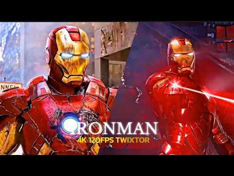 Ironman Scene Pack || Marvel || 4K 120FPS || Twixtor