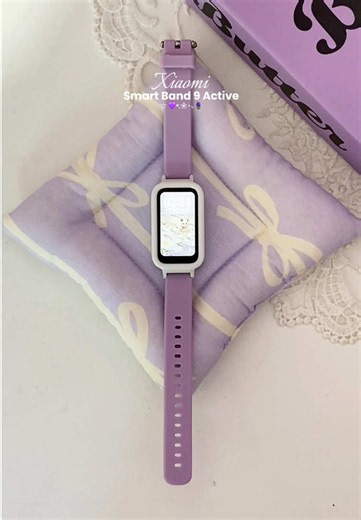 cute purple smartwatch 🪻✨ #smartwatch #watchrecommendation #xiaomiband9active #band9active #smartwatchforwomen