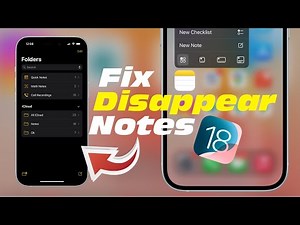 iPhone Notes Disappeared | How To Fix Notes Not Showing on iPhone | iPhone Notes Disappeared After