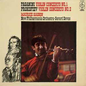 Paganini / Prokofiev, Maurice Hasson, New Philharmonia Orchestra, Gerard Devos - Paganini Violin Concerto No.1 / Prokofiev Violin Concerto No.2