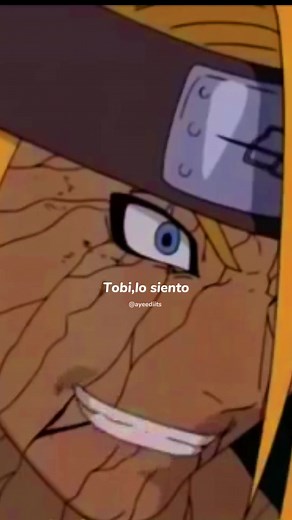 Deidara and Tobi Emotional Anime Moment