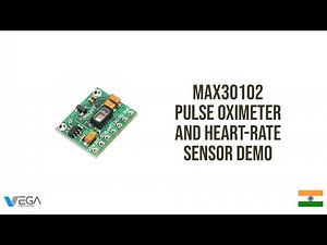MAX30102 Pulse Oximeter and Heart Rate Sensor Demo using VEGA Processor [ RISC-V ISA]